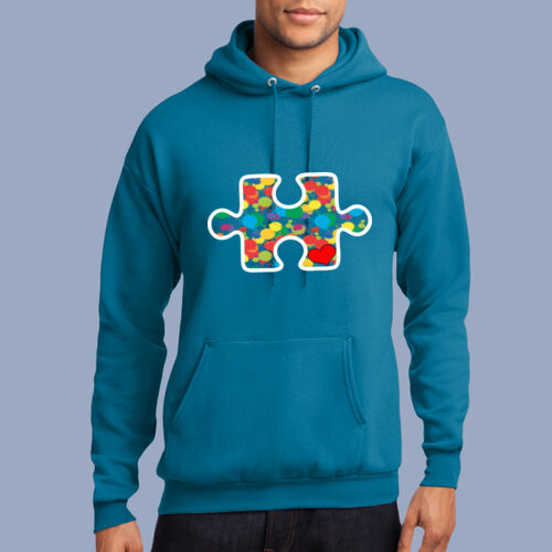 Adult - Puzzle Piece Hoodie - Autism Awareness Thumbnail