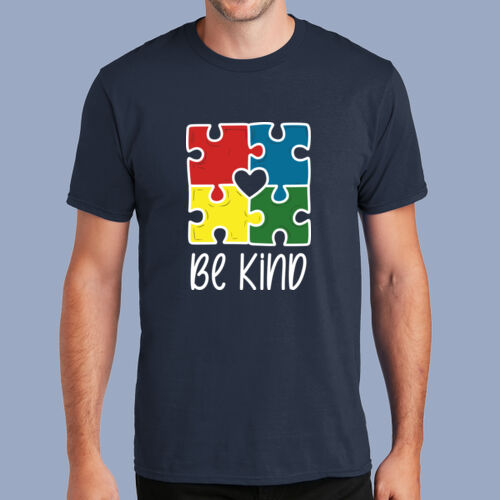 Adult - Be Kind Puzzle T-Shirt - Autism Awareness Thumbnail