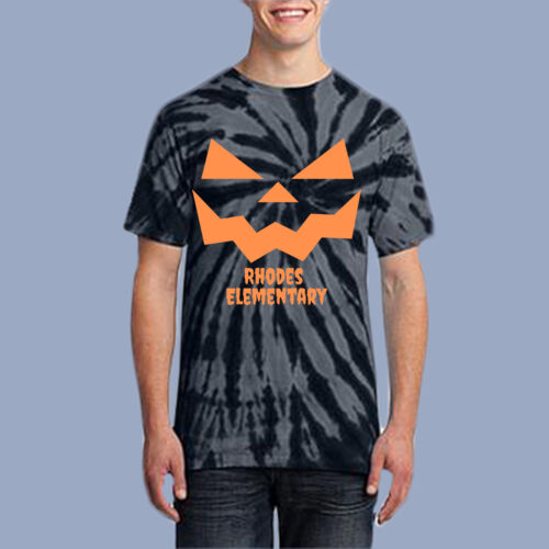 Adult Tie-Dye T-Shirt - Fall - Jacko Lantern Orange  Thumbnail