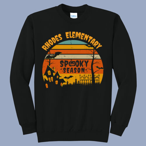 Adult Crewneck - Fall - Haunted House Thumbnail