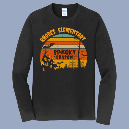 Adult Long Sleeve Shirt - Fall - Haunted House Thumbnail