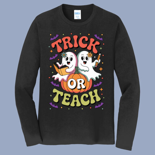 Adult Long Sleeve Shirt - Fall - Trick or Teach  Thumbnail