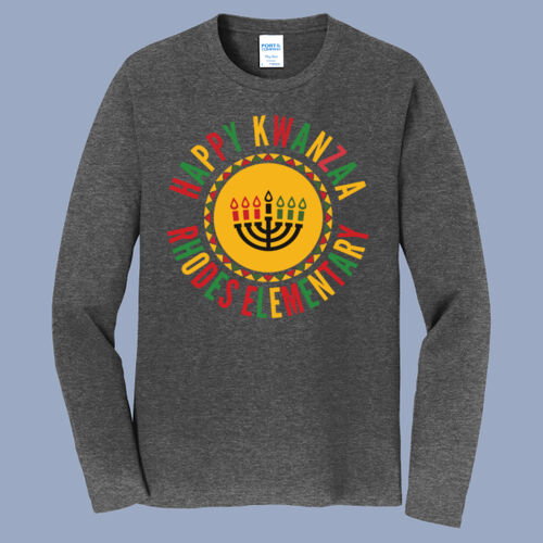 Adult Long Sleeve Shirt - Winter - Kwanzaa  Thumbnail
