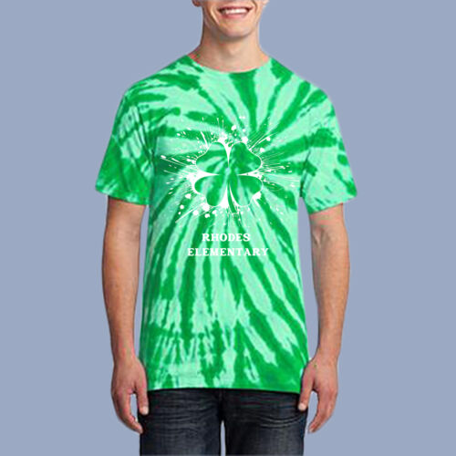 Adult Tie-Dye T-Shirt - Spring - Shamrock  Thumbnail