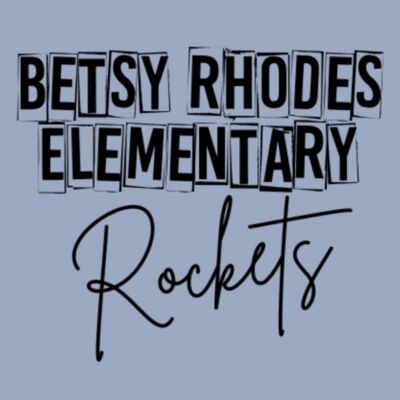 Betsy Rhodes Elementary Rockets in Cursive Black Thumbnail